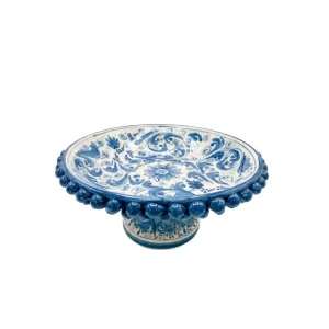 Centrotavola blu e bianco