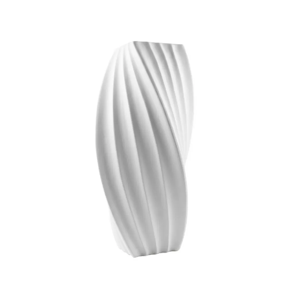Vaso Twist bianco opaco