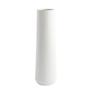 Vaso colonna bianco opaco