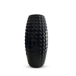 Vaso nero in vetro